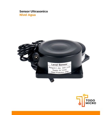 Sensor Ultrasónico Nivel de Agua WiFi IP65
