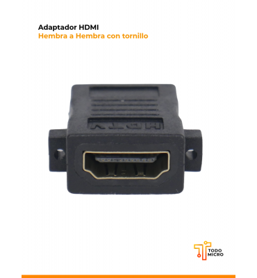 Adaptador Hdmi Hembra A...
