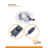 Tira LED RGB 5 metros con controlador y modos de color