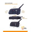 Intercomunicador EJEAS V6-Pro, 800 m y 12 horas de uso