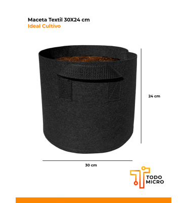 Maceta Textil 30X24 cm...