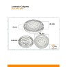 Luminaria LED UFO 200W IP65 para galpones