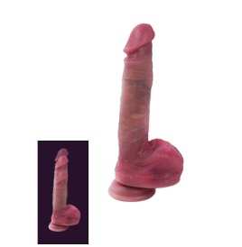 Vibrador realista USB, movimiento telescópico