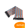 Cable tipo jumper macho macho de 20cm