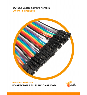 OUTLET Cables hembra hembra...