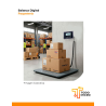 Balanza digital PS4C-SCALE 200 kg, plataforma metálica
