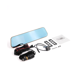 DashCam Espejo Retrovisor con Cámara Trasera y Sensor G