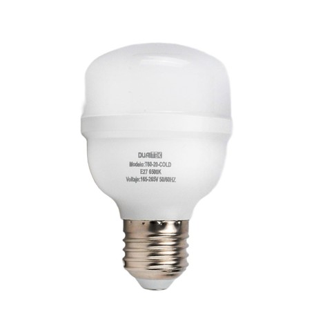 Bombilla LED T80 20W Galponera, fría, 1300 lúmenes