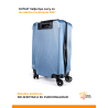 Valija tipo carry on de cabina movimiento 360°
