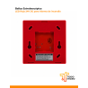 Baliza LED Roja Estroboscópica para Alarma de Incendio