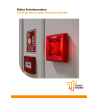 Baliza LED Roja Estroboscópica para Alarma de Incendio
