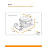 Carga Electrónica Programable DC 150W 20A 150V