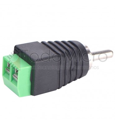 Adaptador tipo plug Macho 2.1x5.5 a bornera