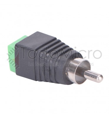 Adaptador tipo plug Macho 2.1x5.5 a bornera