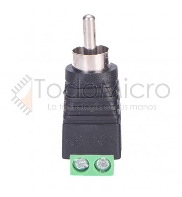 Adaptador tipo plug Macho 2.1x5.5 a bornera