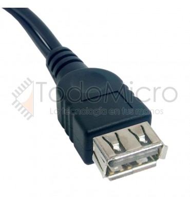 Cable Usb con USB de Alimentación Extra