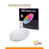 Combo Plafón Led Smart RGB 24W + Hub Gateway Tuya Zigbee WiFi