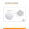 Combo Plafón Led Smart RGB 24W + Hub Gateway Tuya Zigbee WiFi