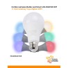 Combo Lámpara Bulbo Led Smart Life RGB 9W E27 + Hub Gateway Tuya