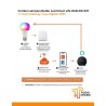 Combo Lámpara Bulbo Led Smart Life RGB 9W E27 + Hub Gateway Tuya