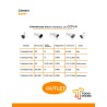 Cámara Bullet conenctor Ethernet 6Led IR inclinación para exterior
