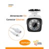 Cámara Bullet conenctor Ethernet 6Led IR inclinación para exterior