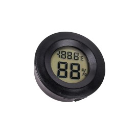 Termohigrómetro Digital Redondo Mini Humidor Temperatura