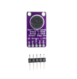Módulo Micrófono Amplificado MAX9814 AGC Compatible Arduino ESP32