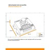DIMERIZADOR LED CON PERILLA MONOCROMATICA NDL