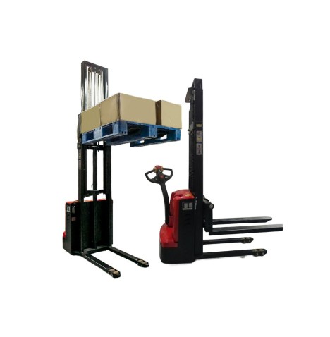 Apilador Eléctrico 1500 Kg 3.5 Metros Operador a Pie 24V
