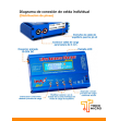Cargador balanceador IMAX B6 80W, LiPo/NiMH/Li-ion