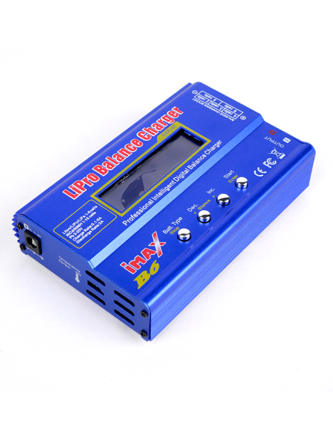 Cargador balanceador IMAX B6 80W, LiPo/NiMH/Li-ion