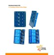 Módulo Relé 12V 4 Canales Nivel Alto Bajo