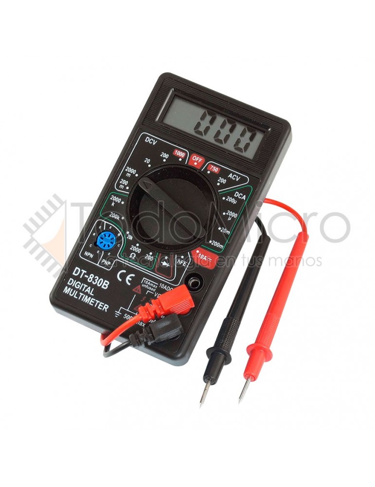 Como Conectar El Multimetro Digital Dt830b Marcus Reid