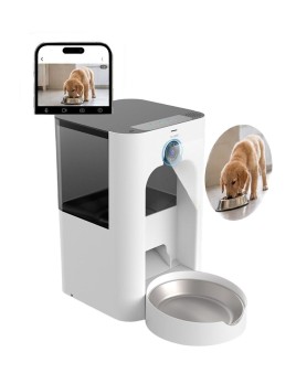 Comedero automático WiFi con cámara para mascotas
