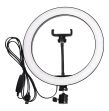 Aro de Luz LED 26cm con Soporte para Celular 10W USB