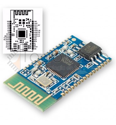 Modulo Tranceptor/Amplificador de Audio Bluetooth BK8000L