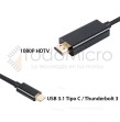 Cable conversor USB C 3.1 a HDMI macho 1.8m
