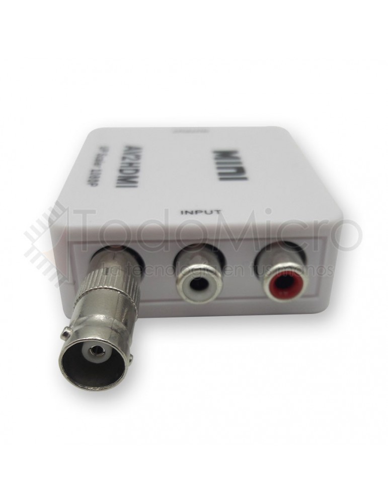 Conversor Bnc A Hdmi Para Camara De Seguridad, Cctv