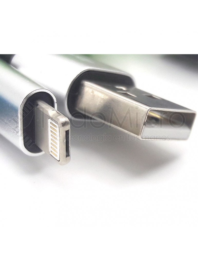Cable Usb 2 en 1 Micro USB y Lighting
