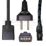 Metro Tira de led + fuente  12V	+  encendedor