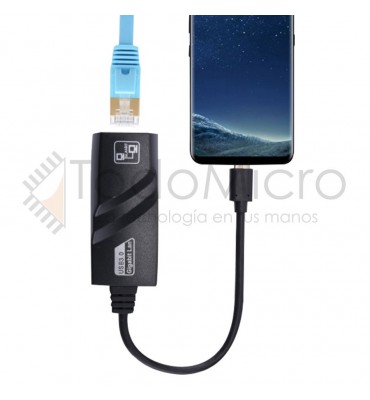 Adaptador USB a Gigabit ethernet 10/100/1000mbps