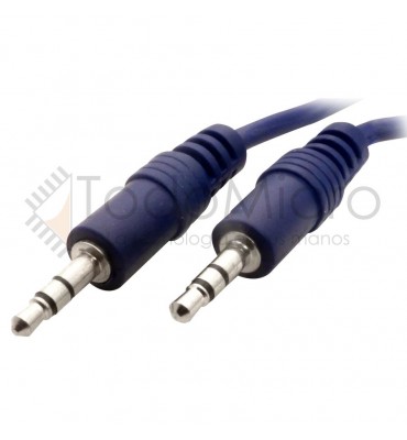 Cable Auxiliar Miniplug Macho Macho 50cm