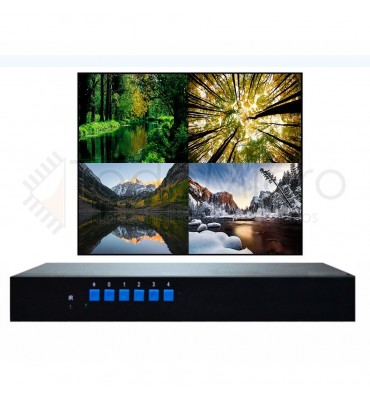 Procesador Multiview 4 a 1 1080p DVI / AV