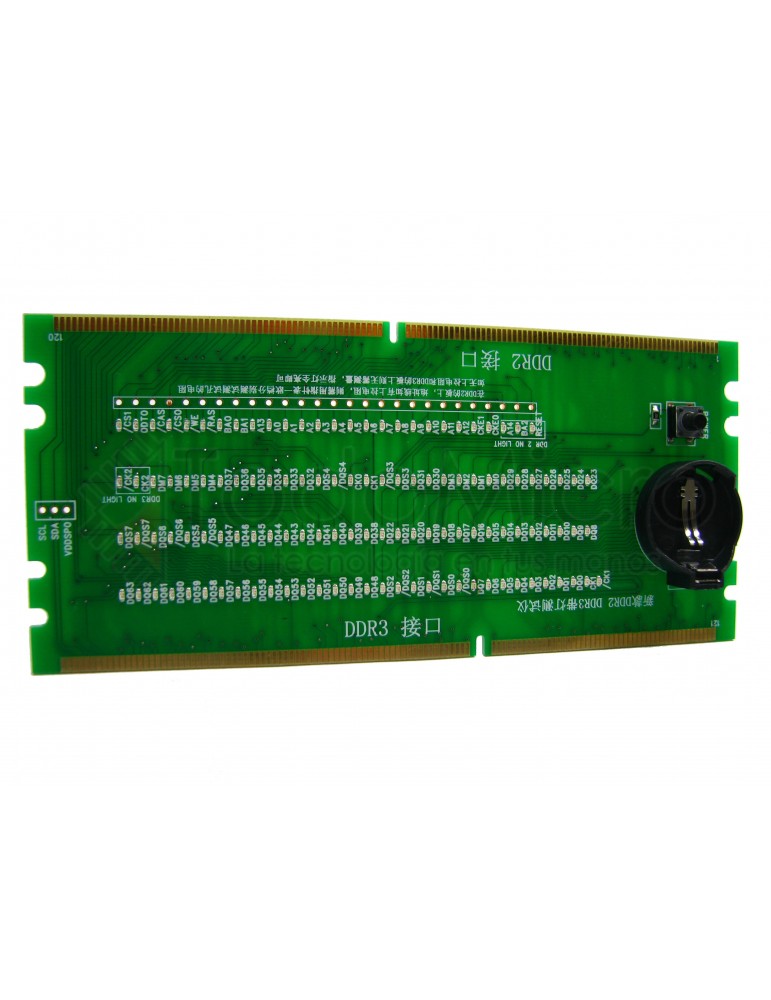 Tester para slot DDR2 y DDR3