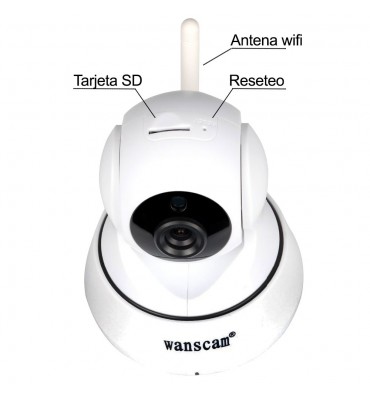 Camara IP inalambrica con...