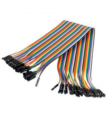 Cables macho-macho 20cm 40 unidades