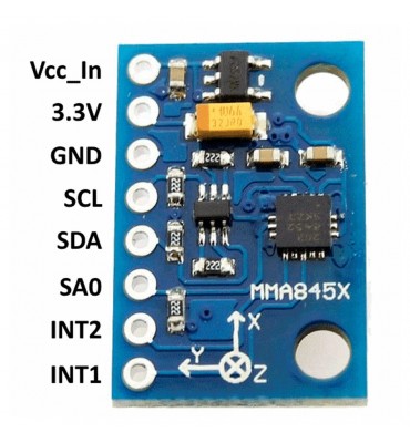 Modulo acelerometro MMA8452