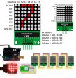 Matriz de puntos 8x32 expandible basada en MAX7219