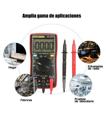 Multimetro digital autorango 9999 cuentas ZOTEK ZT111